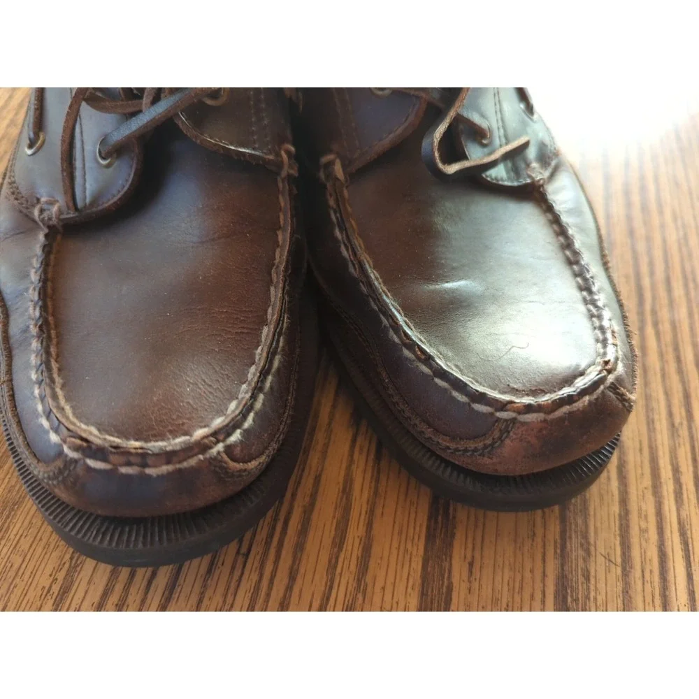 Size 11.5 M - G. H. Bass Amazonas Men's Leather‎ Lace Up Oxford Loafer Shoes
